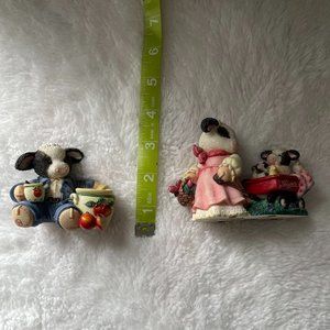 1995 Enesco Mary Rhyner Moo Moos figurines